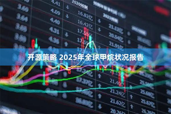 开源策略 2025年全球甲烷状况报告